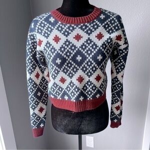 Cotton Emporium cropped sweater size XS